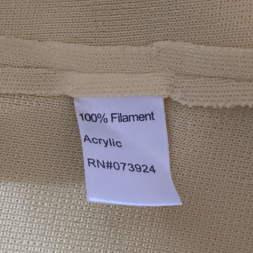 Ming Wang yellow cardigan. - Picture 7 of 7